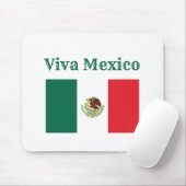 Tapis De Souris Drapeau Viva Mexico (Avec souris)