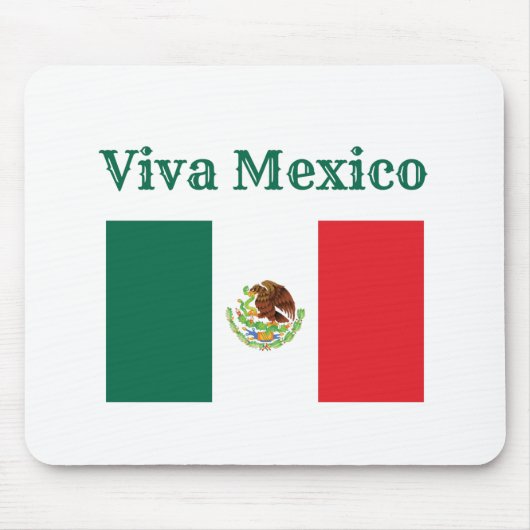 Tapis De Souris Drapeau Viva Mexico (Devant)