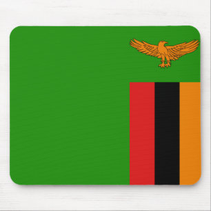 Tapis De Souris Drapeau zambien Mousepad