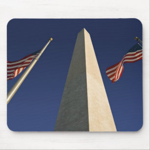 Tapis De Souris Drapeaux américains du Monument de Washington