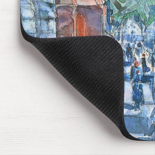 Tapis De Souris Drapeaux Cinquième Avenue par Childe Hassam, Art V (Coin)