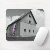Tapis De Souris Drapeaux de nos agriculteurs - Grange avec drapeau (Avec souris)