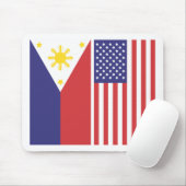 Tapis De Souris Drapeaux de pi et des USA (Avec souris)