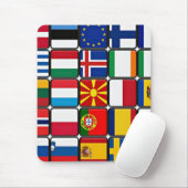 Tapis De Souris Drapeaux du monde (Avec souris)
