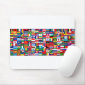 Tapis De Souris Drapeaux du monde (Avec souris)