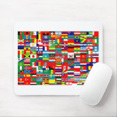 TAPIS DE SOURIS DRAPEAUX DU MONDE (Avec souris)