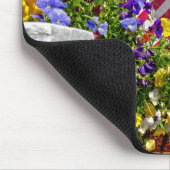Tapis De Souris Drapeaux et fleurs (Coin)