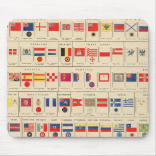 Tapis De Souris Drapeaux, insignes