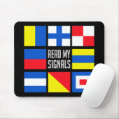 Tapis De Souris Drapeaux maritimes mousepad (Avec souris)