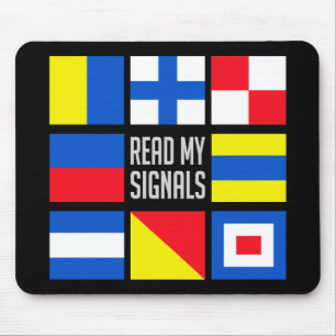 Tapis De Souris Drapeaux maritimes mousepad