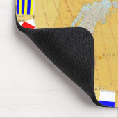 Tapis De Souris Drapeaux nautiques Mousepad de diagramme et de (Coin)