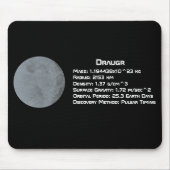 Tapis De Souris Draugr (PSR B1257+12 b) Données techniques (Devant)