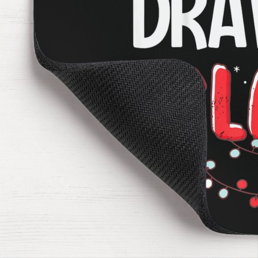 Tapis De Souris Drawing Santa Claus Christmas Matching Costume  (Coin)