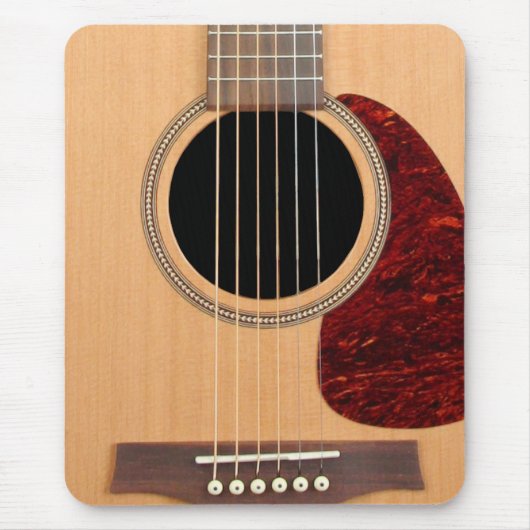 Tapis De Souris Dreadnoud Acoustique 6 cordes Guitare (Devant)