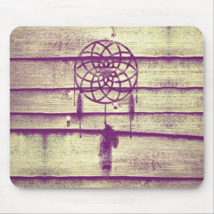Tapis De Souris Dream Catcher Purple Wood