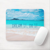 Tapis De Souris Dream It Do Hawaii Tropical Sandy Beach Photo (Avec souris)