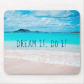 Tapis De Souris Dream It Do Hawaii Tropical Sandy Beach Photo (Devant)