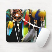 Tapis De Souris Dreamcatcher et plumes (Avec souris)