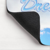 Tapis De Souris Dreamer Puffy nuages blancs et ciel bleu (Coin)