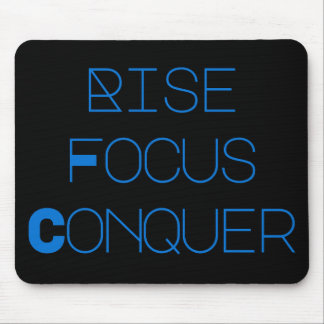 Tapis De Souris Dreamtech_Inc: Rise, Focus, Conquer Desk Mats