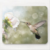 Tapis De Souris Dreamy Hummingbird en vol (Devant)