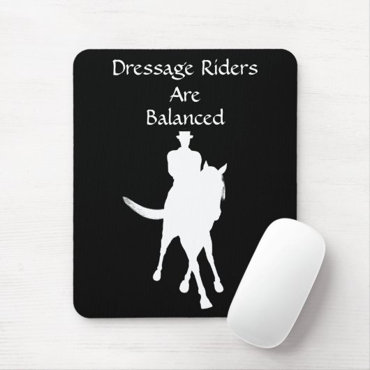 Tapis De Souris Dressage Les Chevaux Sont Équilibrés (Avec souris)
