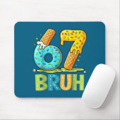 Tapis De Souris Drip Cream Ice Six Bruh Seven 67 Tee (Avec souris)