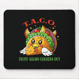Tapis De Souris Droits de douane drôles Mème Sarcastique Taco Trum
