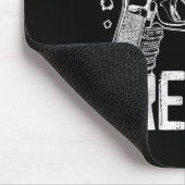 Tapis De Souris Droits sur les armes Je ne cours pas Je recharge J (Coin)