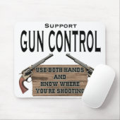 Tapis de souris drôle #1 de contrôle des armes (Avec souris)