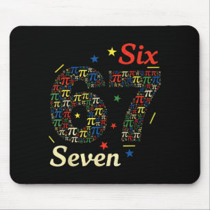 Tapis De Souris Drôle 3.14 67 6 7 mème design mignon maths nerd ge