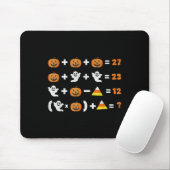 Tapis De Souris Drôle 67 Meme Citrouille Fantôme Prof de Maths Hal (Avec souris)