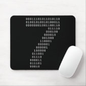 Tapis De Souris Drôle 67 Mème Code Binaire Tech Geek Numérique Six (Avec souris)