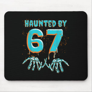 Tapis De Souris Drôle 67 Mème Halloween Main de Squelette Ensorcel