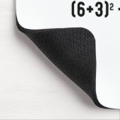 Tapis De Souris Drôle 67 Mème Pemdas Prof de Maths Élémentaire Cer (Coin)