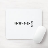 Tapis De Souris Drôle 67 Mème Pemdas Prof de Maths Élémentaire Cer (Avec souris)