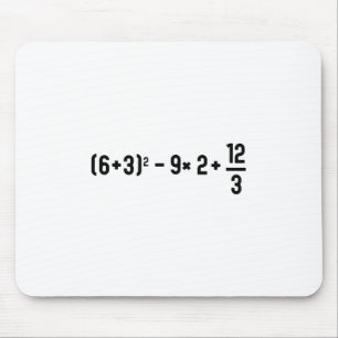 Tapis De Souris Drôle 67 Mème Pemdas Prof de Maths Élémentaire Cer