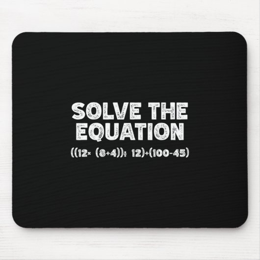 Tapis De Souris Drôle 67 Meme Pemdas Prof de maths élémentaire Cer (Devant)