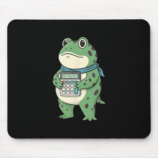 Tapis De Souris Drôle 67 Mème Pemdas Prof de maths Six Sept Grenou (Devant)