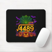 Tapis De Souris Drôle 67 Mème Prof de maths 6 7 Halloween Carré Ro (Avec souris)