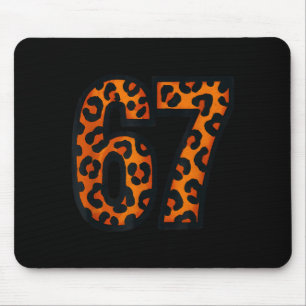 Tapis De Souris Drôle 67 Motif Safari Sauvage Léopard