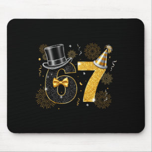 Tapis De Souris Drôle 67 Nouvel An Six Sept Mème Bonne Année 20