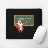 Tapis De Souris Drôle 67 Six Sept Prof de Maths Noël Meme Équ (Avec souris)