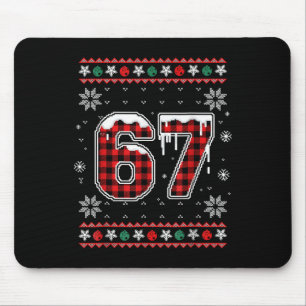 Tapis De Souris Drôle 67 Six Sept Squad Mème de Noël Sweat Ugly
