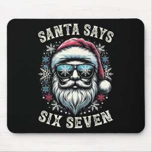 Tapis De Souris Drôle 6-7 Mème Noël Santa Six Sept Pourriture du C