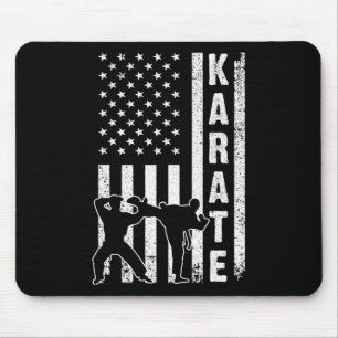 Tapis De Souris Drôle Américain Karate Art Pour Hommes Femmes Kara