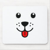 Tapis De Souris Drôle Animal De Compagnie Chien Chiot Émoticône Vi (Devant)