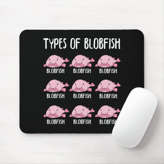 Tapis De Souris Drôle Blobfish Cadeaux filles garçons Blobfish sou (Avec souris)