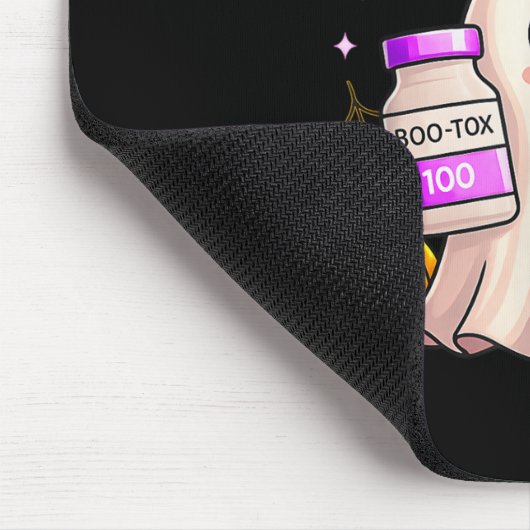 Tapis De Souris Drôle Boo Tox Soins esthétiques Citrouille crâne F (Coin)