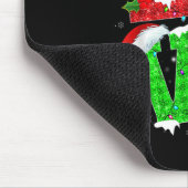Tapis De Souris Drôle Boxer Chien Arbre Lumières de Noël Joyeux Py (Coin)